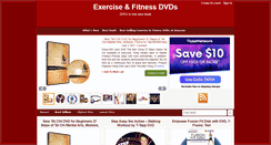 Desktop Screenshot of exerciseandfitnessdvds.com